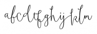 Boho Script Drop Regular Font LOWERCASE