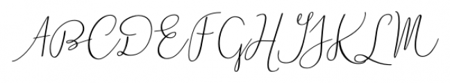 Boho Script Italic Font UPPERCASE