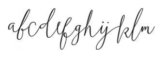 Boho Script Italic Font LOWERCASE