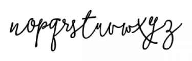 Boho Script Line Drop Bold Italic Font LOWERCASE