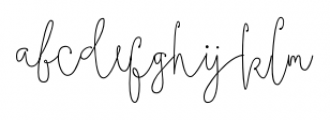 Boho Script Line Drop Regular Font LOWERCASE