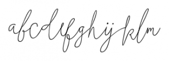 Boho Script Line Italic Font LOWERCASE