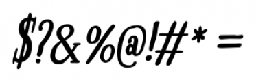 Boho Serif Bold Italic Font OTHER CHARS