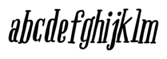 Boho Serif Bold Italic Font LOWERCASE