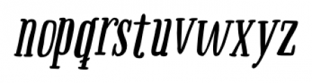 Boho Serif Bold Italic Font LOWERCASE