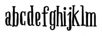Boho Serif Bold Font LOWERCASE