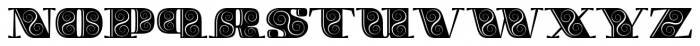 Boldesqo Serif 4F Decor Font LOWERCASE