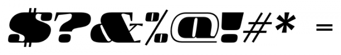 Boldesqo Serif 4F Italic Font OTHER CHARS