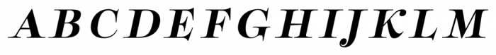 Boncaire Titling Black Italic Font UPPERCASE