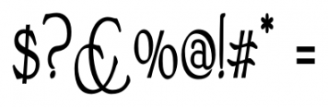 Bonnington Condensed Bold Font OTHER CHARS