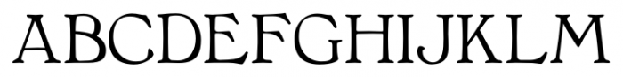 Bonnington Regular Font LOWERCASE
