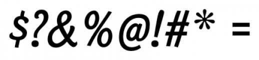 Bonobo SemiBold Italic Font OTHER CHARS