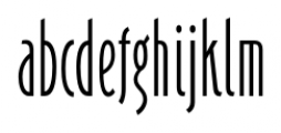 Bougainville Light Font LOWERCASE