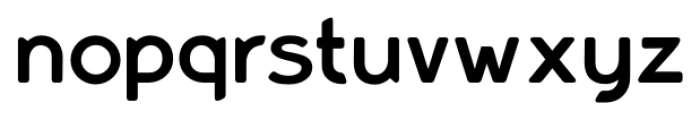 Bourne Rounded Demi Font LOWERCASE