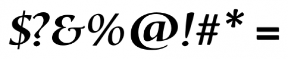 Bouwsma Text SemiBold Italic Font OTHER CHARS