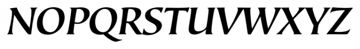 Bouwsma Text SemiBold Italic Font UPPERCASE