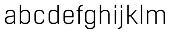 Boxed Light Font LOWERCASE