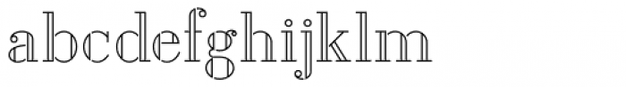 Bo Diddlioni Stencil NF Font LOWERCASE