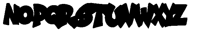 Boardgame Flat Black Font UPPERCASE
