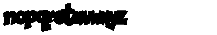 Boardgame Flat Black Font LOWERCASE