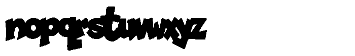 Boardgame Flat Font LOWERCASE
