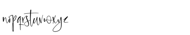 Boasting Quirky Regular Font LOWERCASE