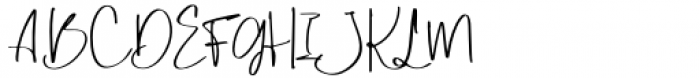 Boavista Signature Font UPPERCASE