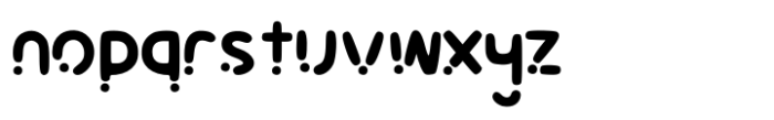 Bobalicious Font LOWERCASE