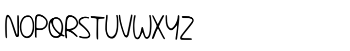 Bobby Handwriting Font UPPERCASE