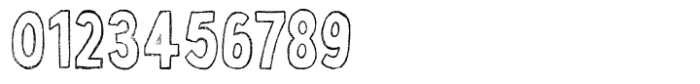 Bobby Jones Rough Outline Font OTHER CHARS