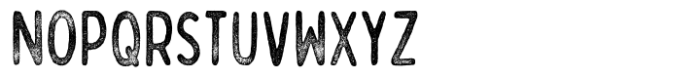 Bobby Jones Rough Soft Condensed Font UPPERCASE