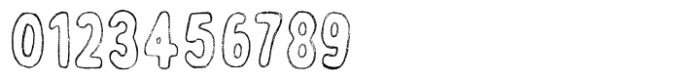 Bobby Jones Rough Soft Outline Font OTHER CHARS