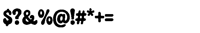 Bobogie Groovy Regular Font OTHER CHARS