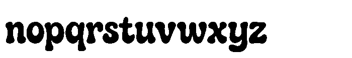 Bobogie Groovy Regular Font LOWERCASE