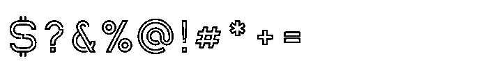 Bocha Font OTHER CHARS