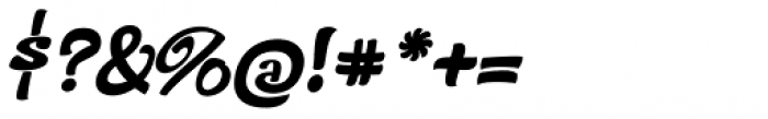 Bochalema Bold Italic Font OTHER CHARS