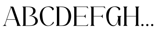 Bochan Regular Serif Font UPPERCASE