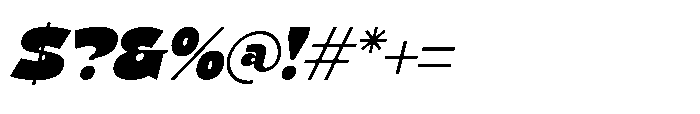 Bocktail Italic Font OTHER CHARS
