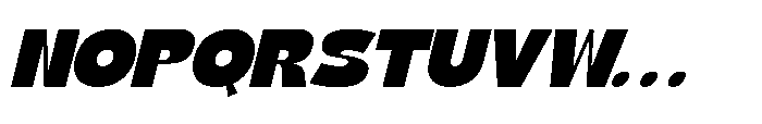 Bocktail Italic Font UPPERCASE