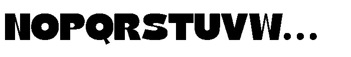 Bocktail Regular Font UPPERCASE