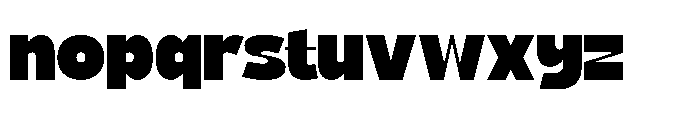 Bocktail Regular Font LOWERCASE