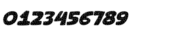 Bockwurst Dots Italic Font OTHER CHARS