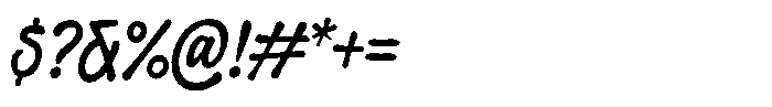 Bodark Clean Font OTHER CHARS