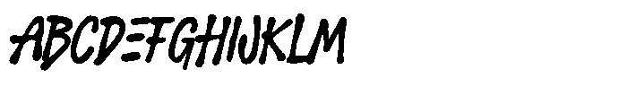 Bodark Clean Font UPPERCASE