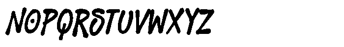 Bodark Clean Font LOWERCASE