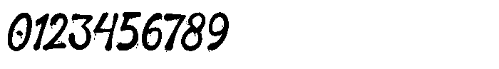 Bodark Spray Font OTHER CHARS