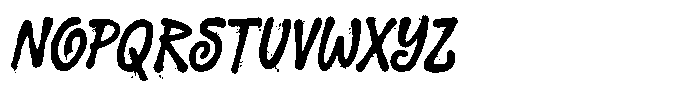Bodark Spray Font UPPERCASE