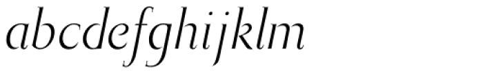 Bodebeck Italic Font LOWERCASE