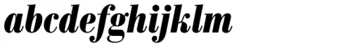 Bodoni Antiqua Cond Bold Italic Font LOWERCASE