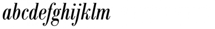 Bodoni Antiqua Cond Italic Font LOWERCASE